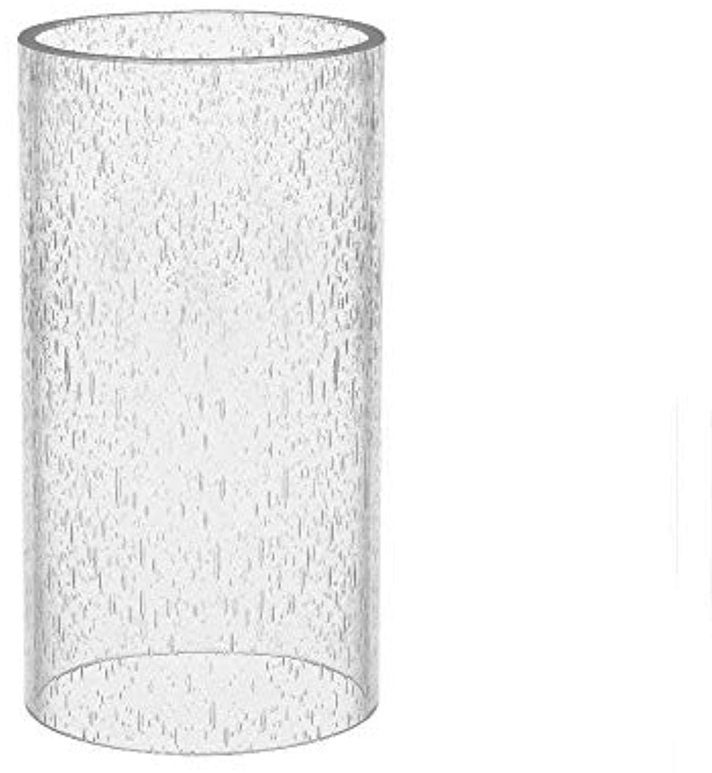 Large Size Bubble Straight Cylinder, Bubble Glass Cylinder Open