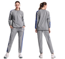 DNRZY F.I.T Sauna Suit for Men and Women Sweat Sauna Jacket Pant Workout Clothes Non Rip Weight Loss Sweat Suit for Gym Exercise Grey