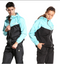 DNRZY F.I.T Sauna Suit for Men and Women Sweat Sauna Jacket Pant Workout Clothes Non Rip Weight Loss Sweat Suit for Gym Exercise Sky Blue