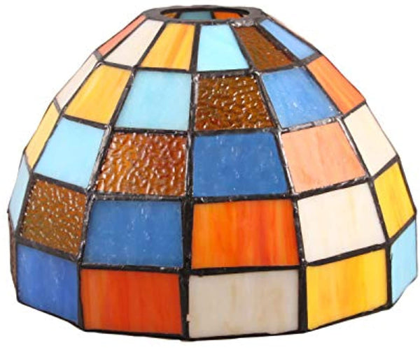 Tiffany Style Flower Stained Glass Replacement Table Lamp Shades (Only Lampshade,Exclude Accessories) (013)