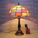 Tiffany Style Flower Stained Glass Replacement Table Lamp Shades (Only Lampshade,Exclude Accessories) (013)