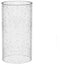 Large Size Bubble Straight Cylinder, Bubble Glass Cylinder Open Both Ends, Open Ended Bubble, Glass Lamp Shade Replacement Diameter 3.5 inches