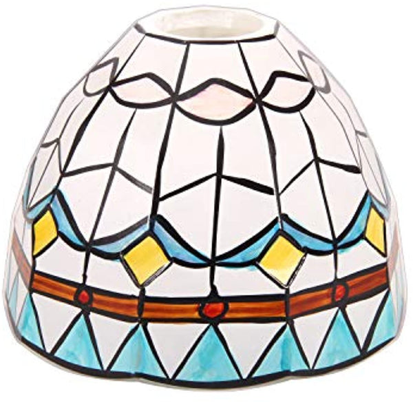 Tiffany Style Handmade Lampshade Replacement,Glass Lampshade,Flush Mount Light Glass Shade Ceiling Light Fixture for Chandelier Light,Wall Lamp,Desk Lamp (001)