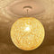 Lighting Fixture Replacement, Round Globe Shade, Hemp Globe Lamp Shade,Globe Lamp Shade Replacement (Orange)